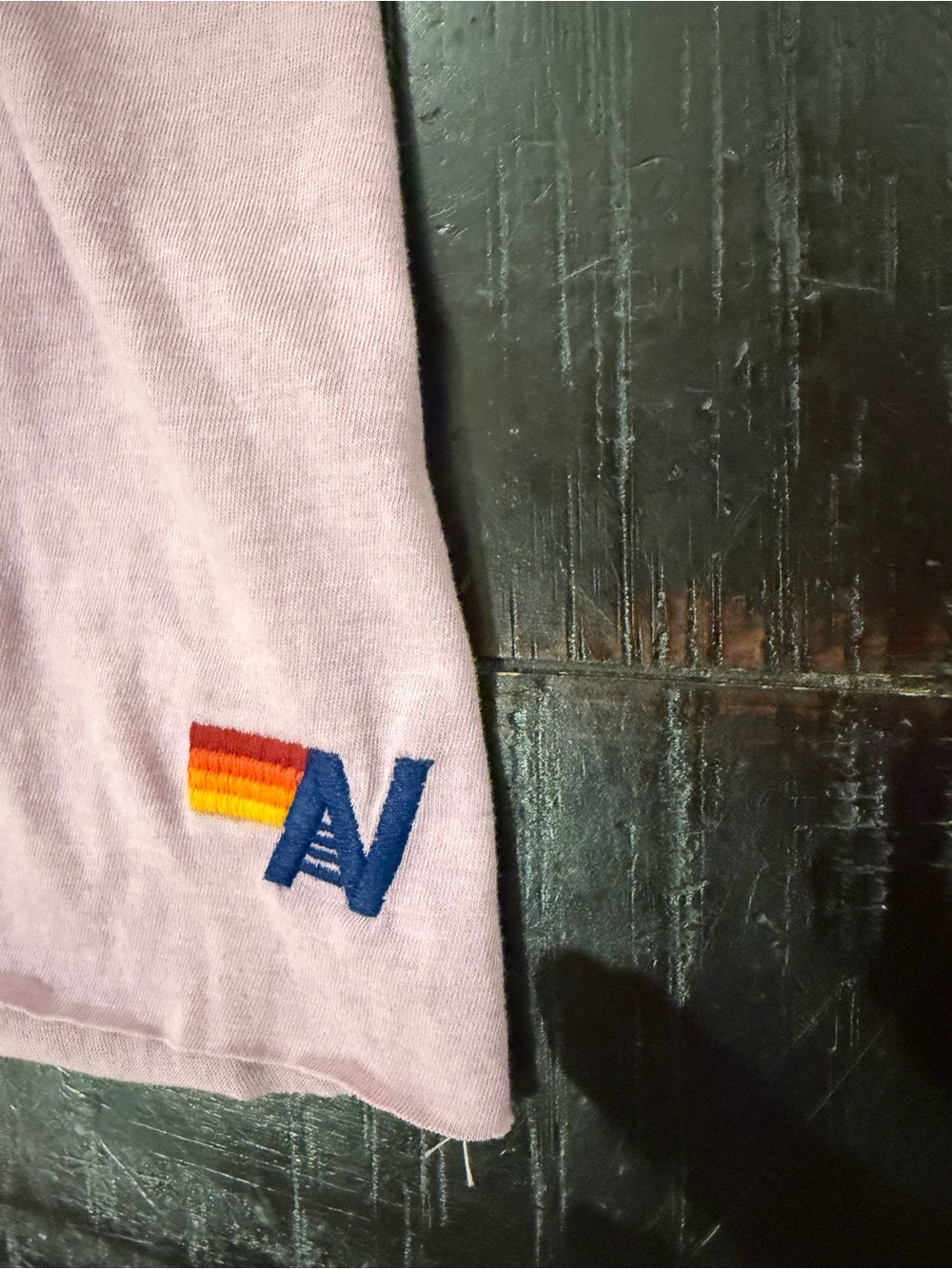 Aviator Nation Lavender Tee with Rainbow Heart Graphic size M - Picture 4 of 8